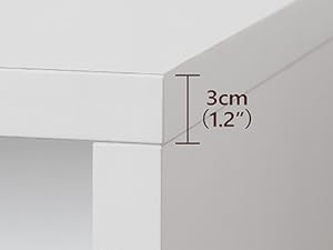 Fluted Dresser for Bedroom, Dresser TV Stand, 6 Drawer Dressers, Top Wooden Chests of Drawers with Charging Station and LED Light, White