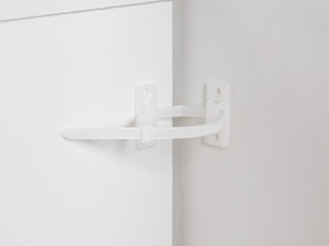 Fluted Dresser for Bedroom, Dresser TV Stand, 6 Drawer Dressers, Top Wooden Chests of Drawers with Charging Station and LED Light, White