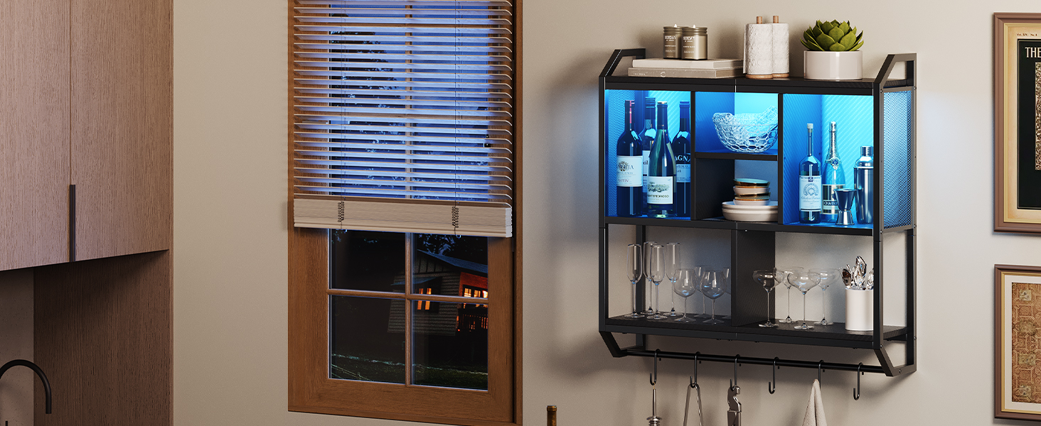 Game floating shelves