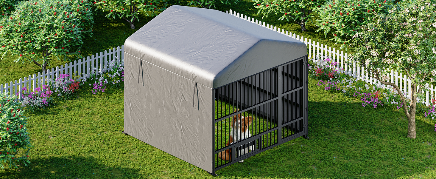 BK220GW03 Outdoor Dog Kennel