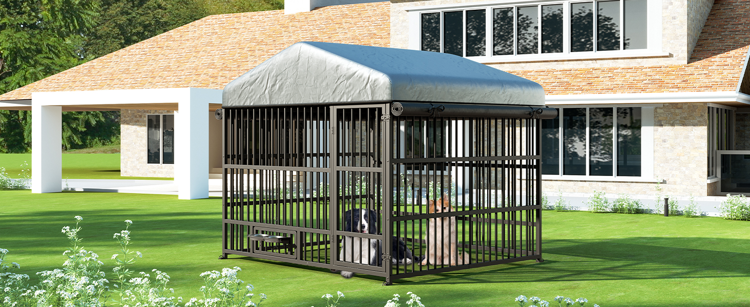 BK220GW03 Outdoor Dog Kennel