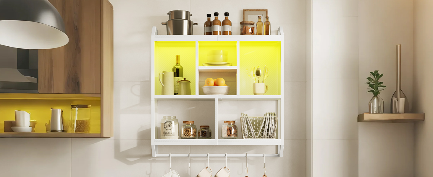 Wall Mounted floating shelves