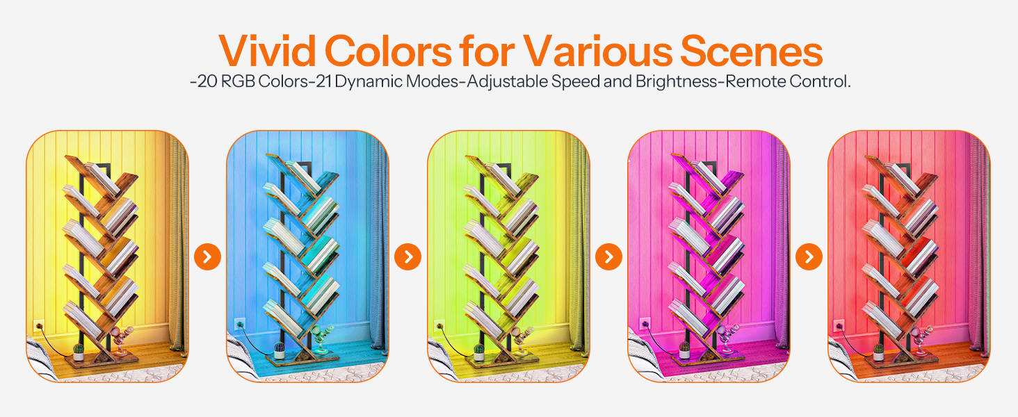 tree bookshelf 9-Tier tree bookshelf Book Tree bookshelf tree cd tower bookshelf lamp tree bookcase