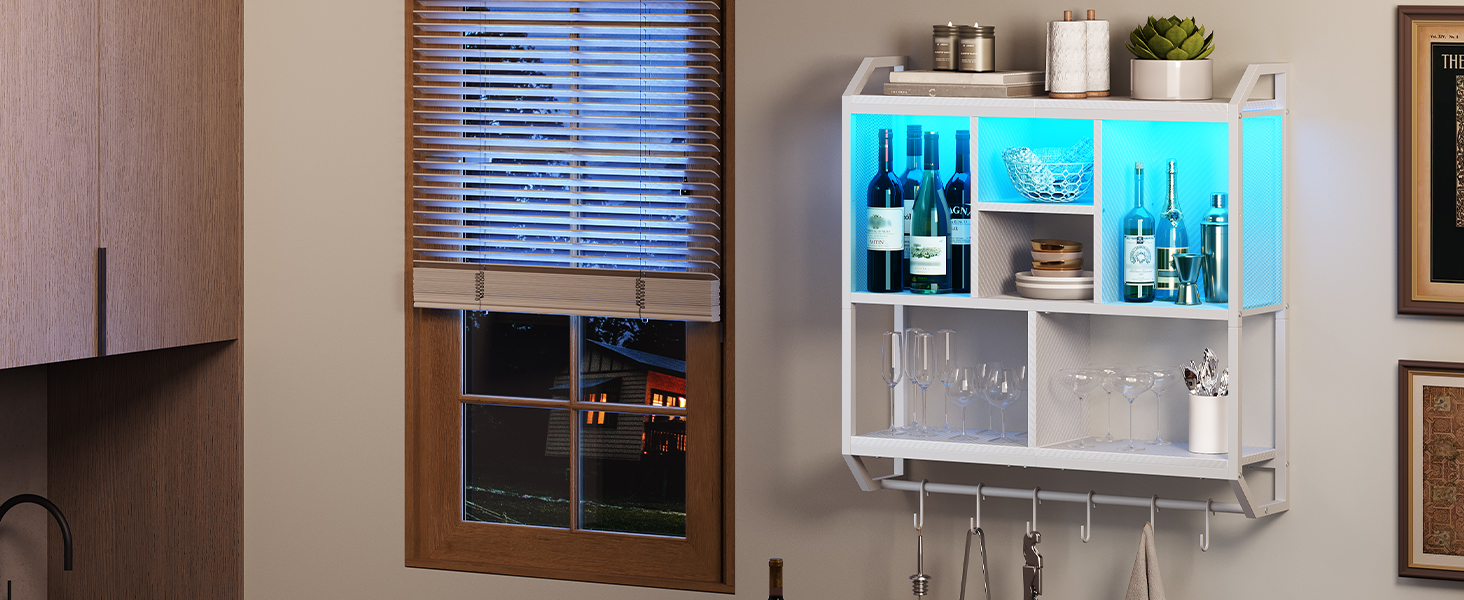 Wall Mounted floating shelves