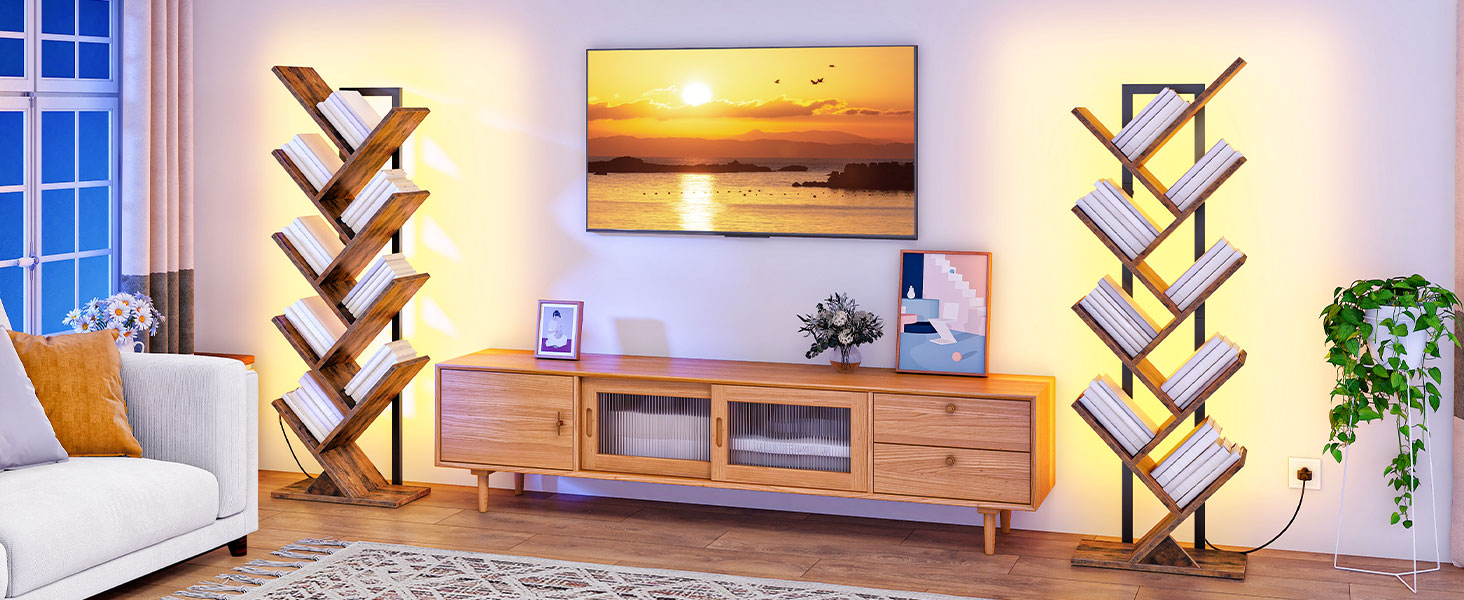 tree bookshelf 9-Tier tree bookshelf Book Tree bookshelf tree cd tower bookshelf lamp tree bookcase