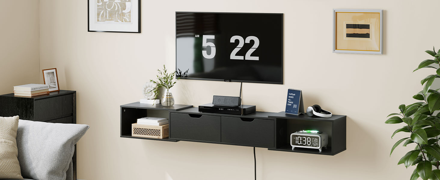 floating tv stand