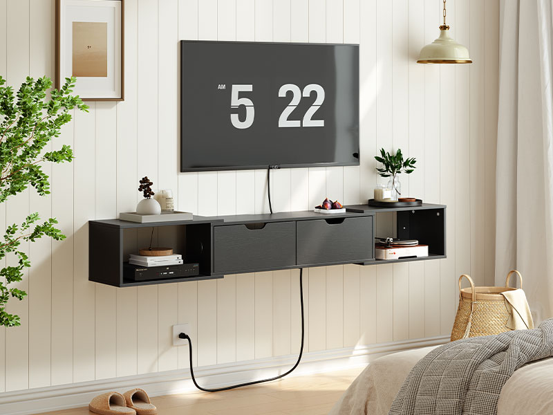 floating tv stand