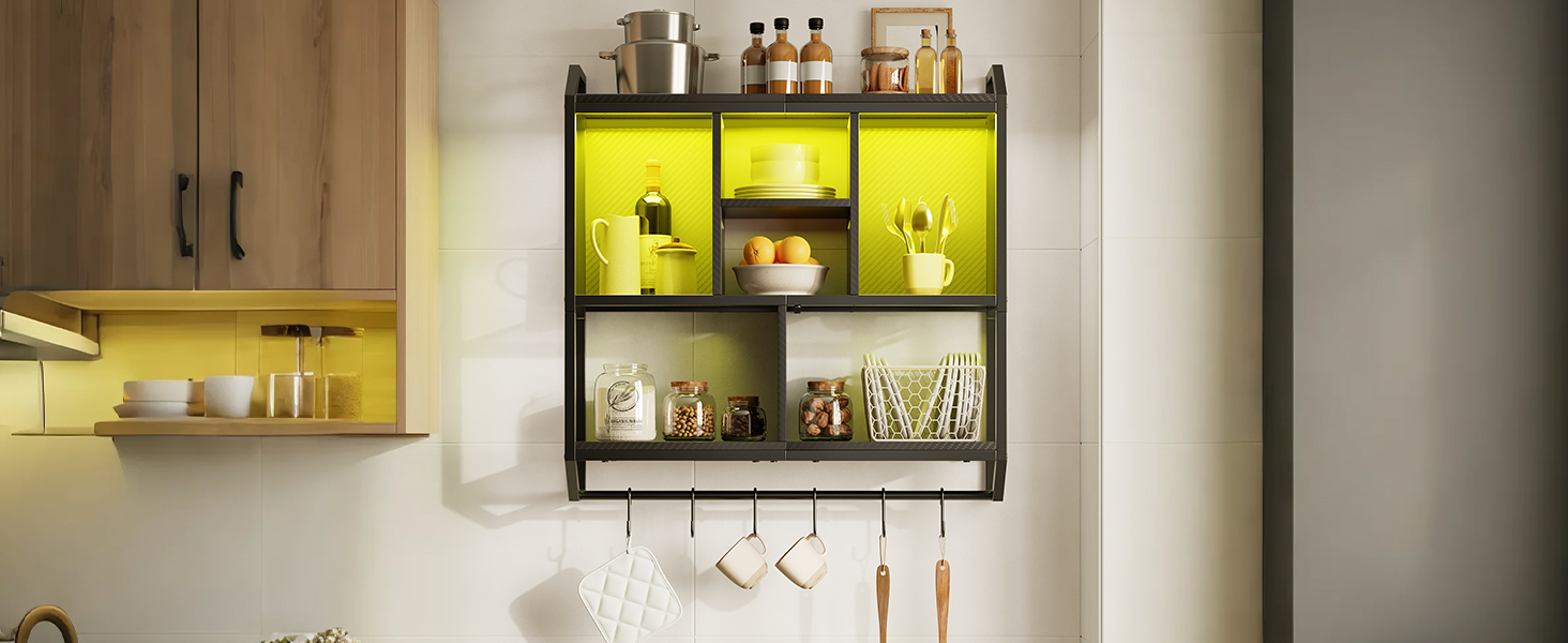 Game floating shelves