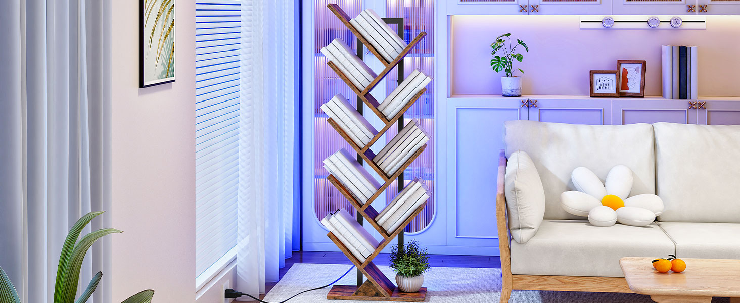 tree bookshelf 9-Tier tree bookshelf Book Tree bookshelf tree cd tower bookshelf lamp tree bookcase