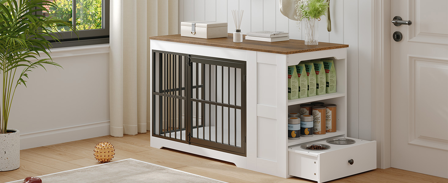 BHW125GW03 Dog Crate Furniture